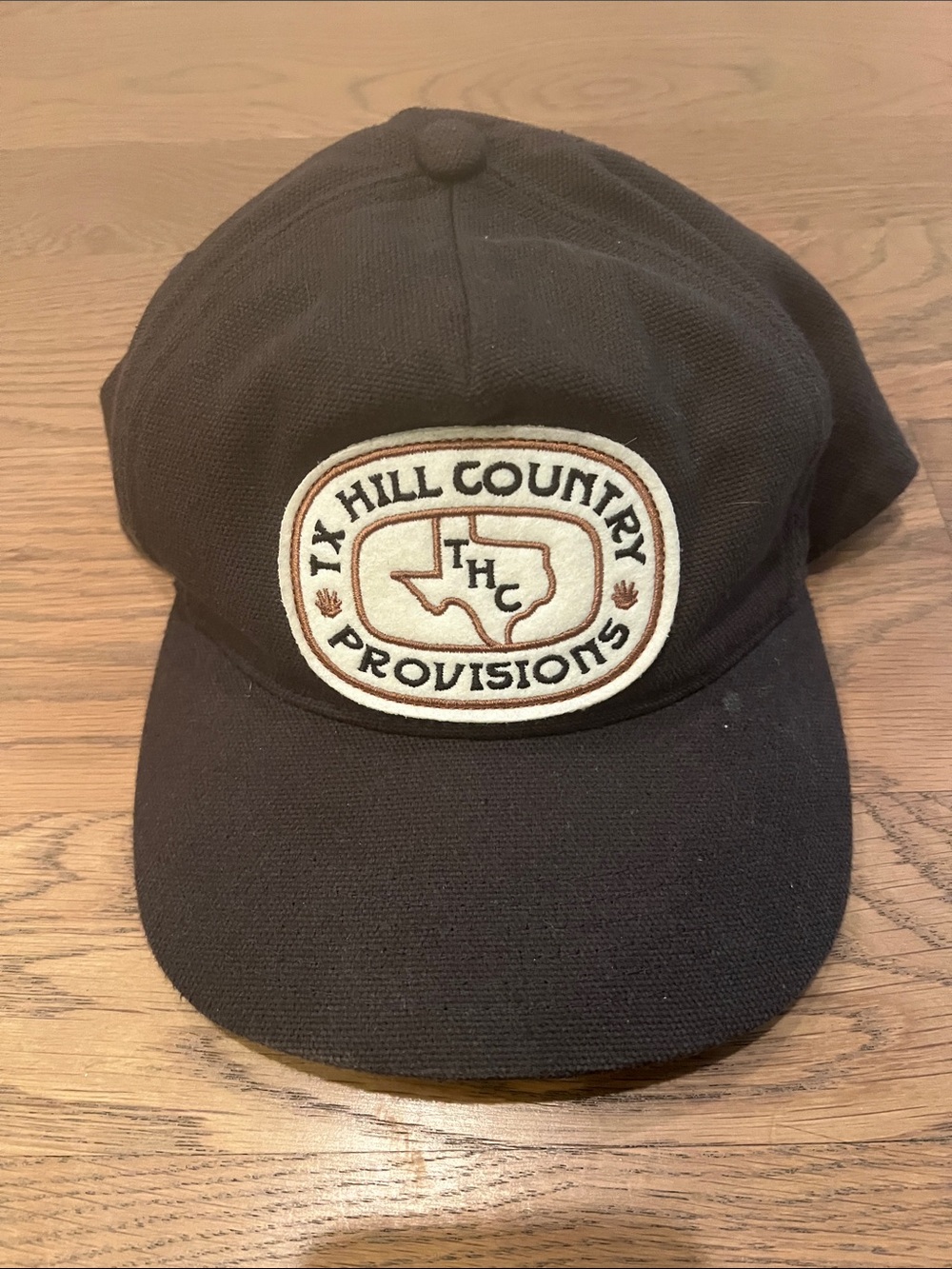 Hill Country Provisions Black Men's Logo Patch Baseball Cap